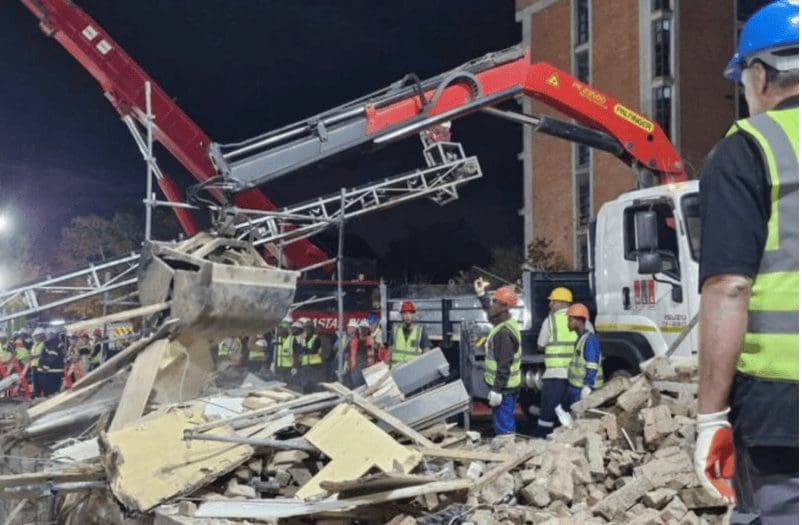 Tragic George Building Collapse Claims 21 Lives, Dozens Missing | Rateweb